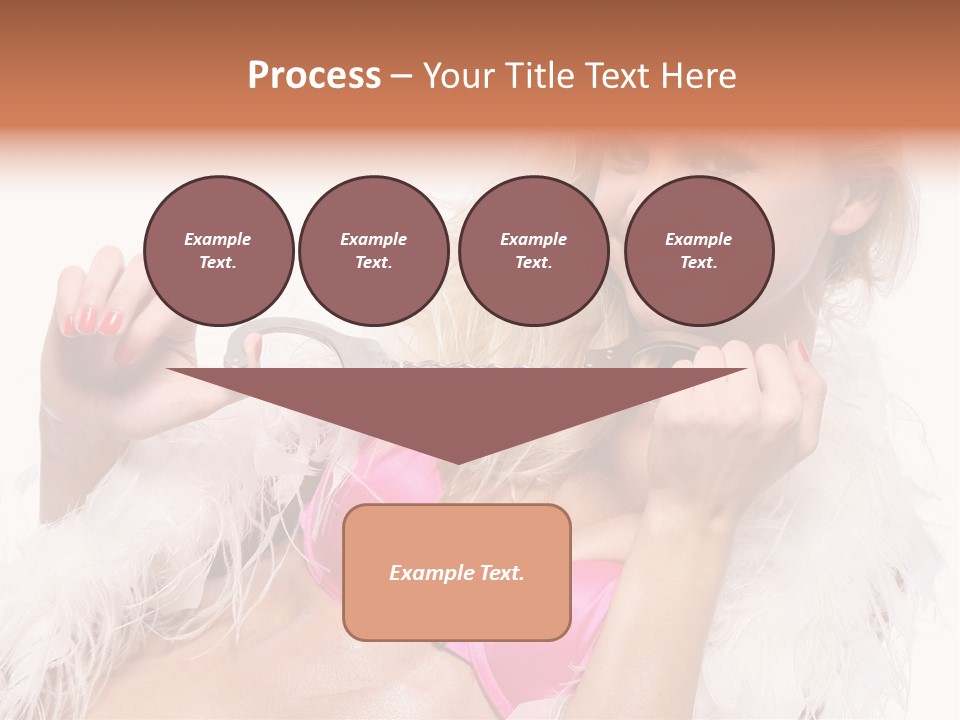 Bra Background Figure PowerPoint Template