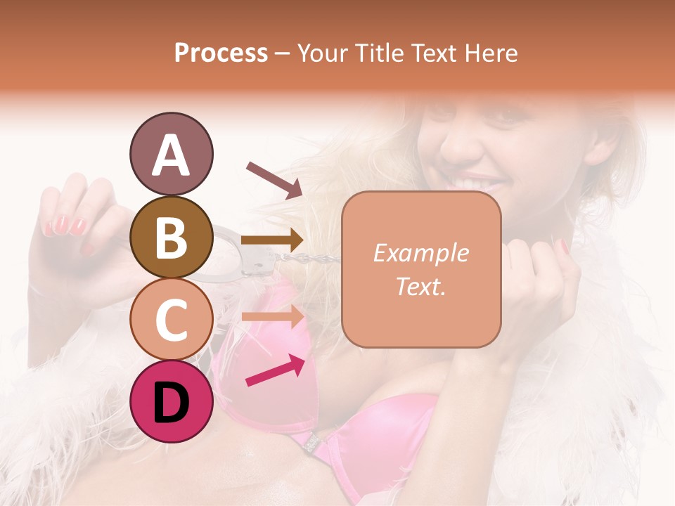 Bra Background Figure PowerPoint Template