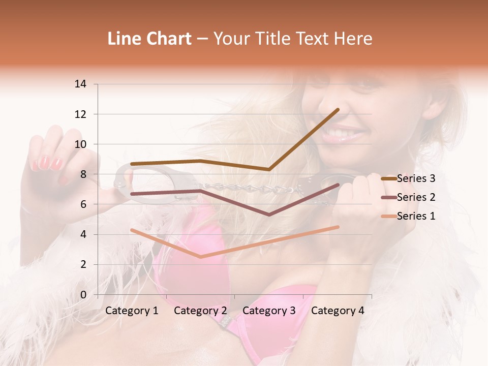 Bra Background Figure PowerPoint Template