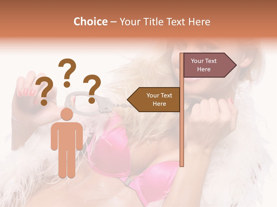 Bra Background Figure PowerPoint Template