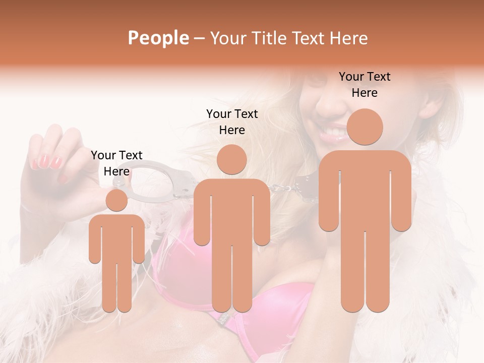 Bra Background Figure PowerPoint Template