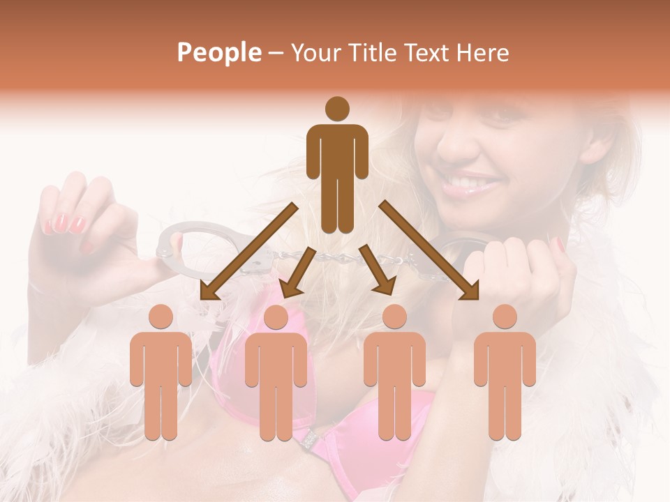 Bra Background Figure PowerPoint Template