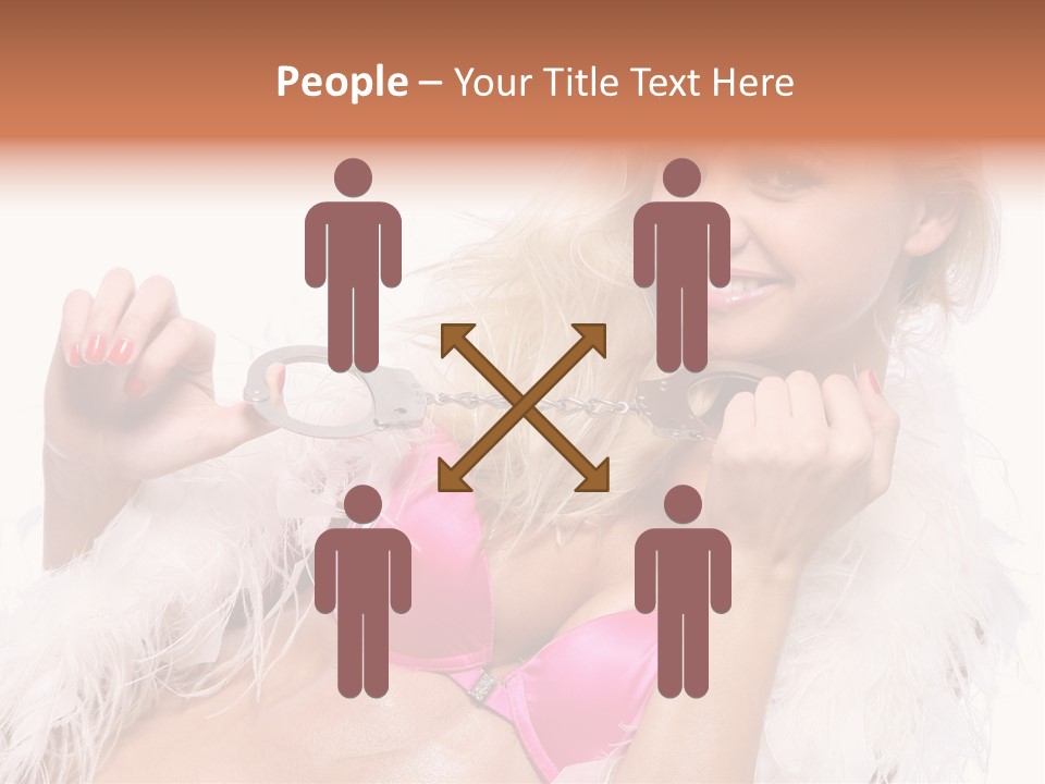 Bra Background Figure PowerPoint Template