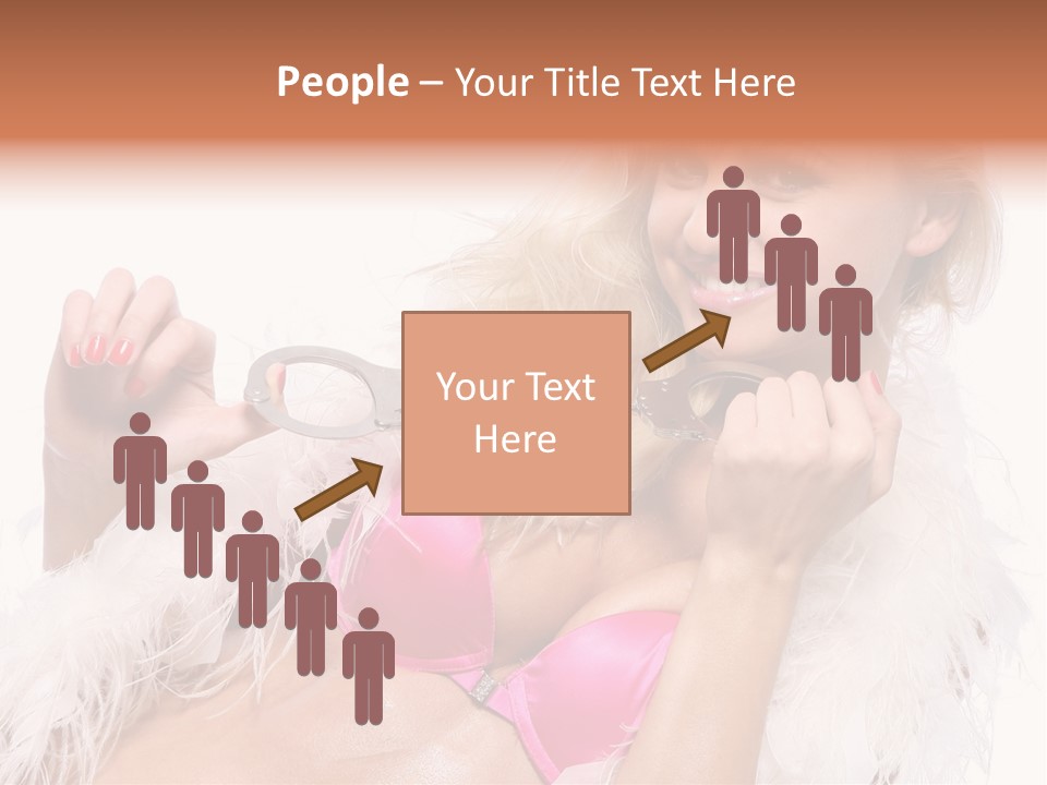 Bra Background Figure PowerPoint Template