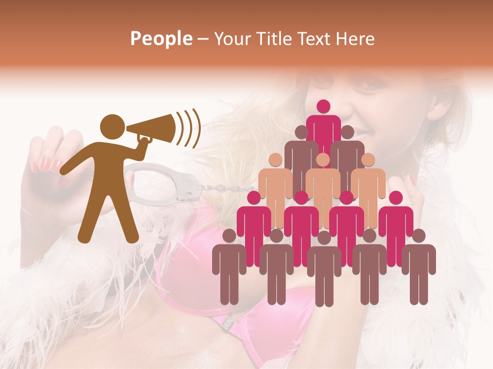 Bra Background Figure PowerPoint Template