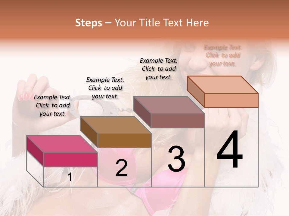 Bra Background Figure PowerPoint Template