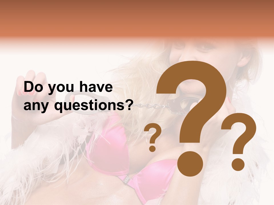 Bra Background Figure PowerPoint Template