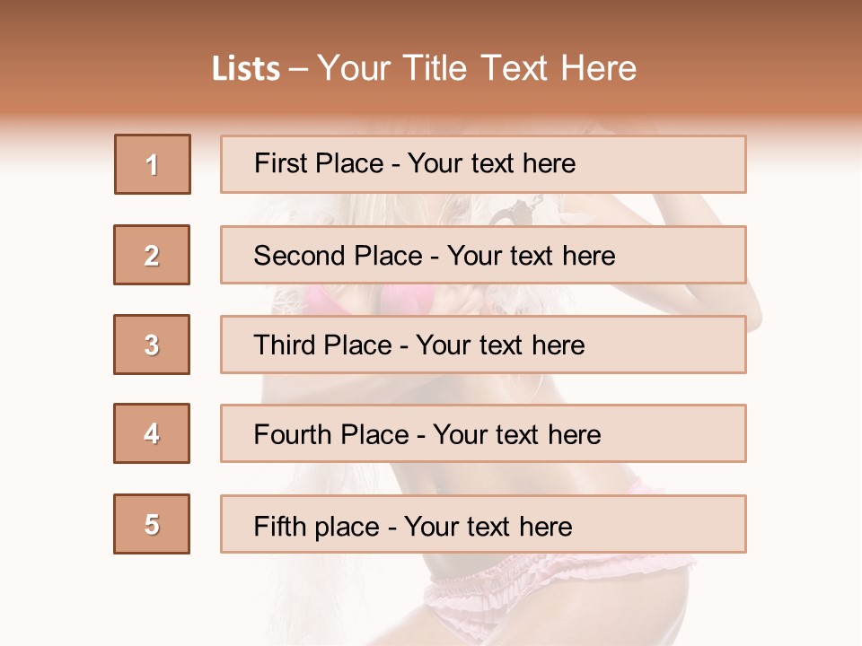 Hair  Figure PowerPoint Template