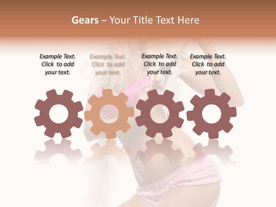 Hair  Figure PowerPoint Template