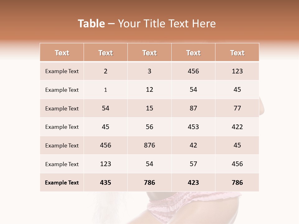 Hair  Figure PowerPoint Template