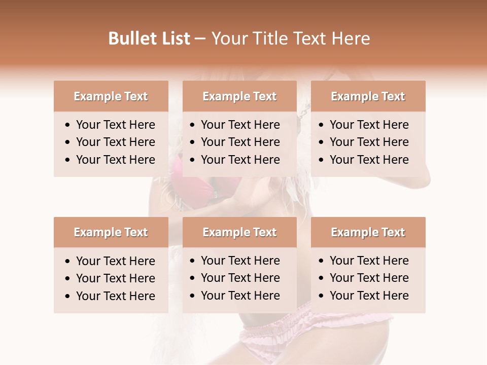 Hair  Figure PowerPoint Template