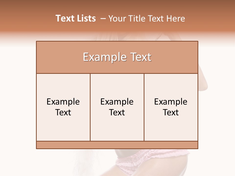 Hair  Figure PowerPoint Template