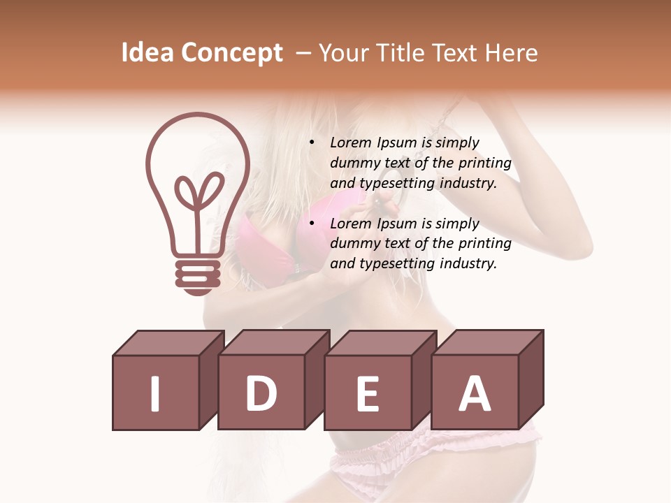 Hair  Figure PowerPoint Template