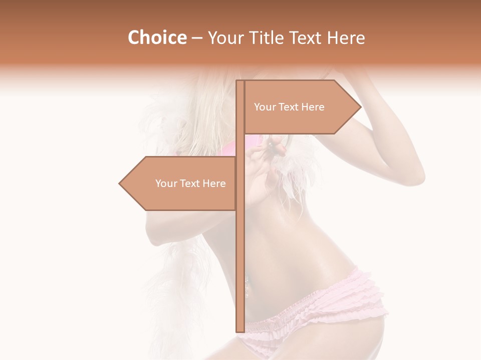 Hair  Figure PowerPoint Template