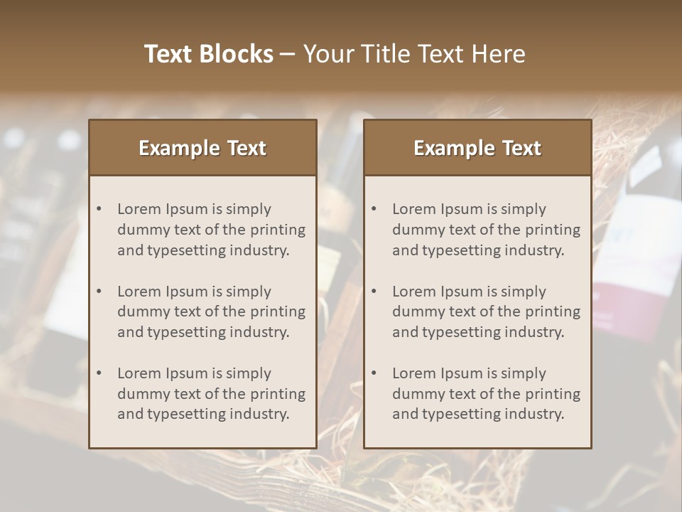 Wood Hotel Sale PowerPoint Template
