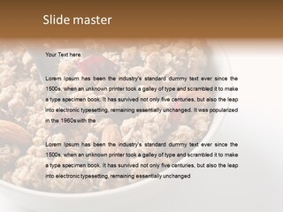 Lifestyle Eat Closeup PowerPoint Template