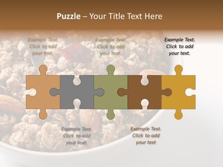 Lifestyle Eat Closeup PowerPoint Template
