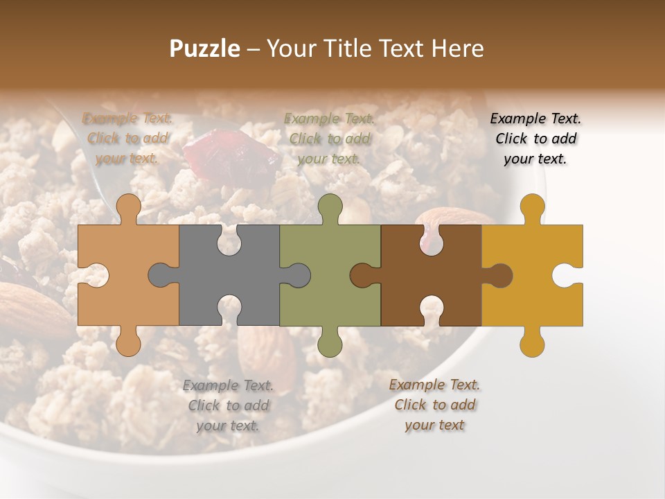 Lifestyle Eat Closeup PowerPoint Template