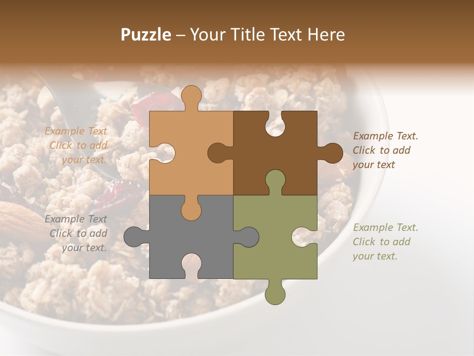 Lifestyle Eat Closeup PowerPoint Template