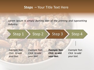 Lifestyle Eat Closeup PowerPoint Template