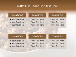 Lifestyle Eat Closeup PowerPoint Template