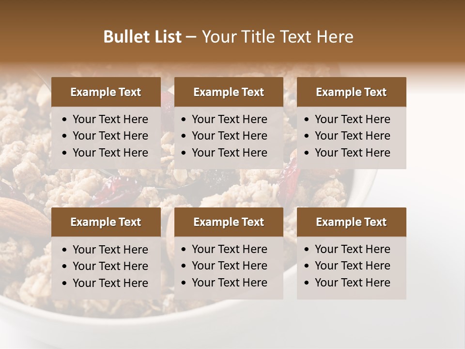 Lifestyle Eat Closeup PowerPoint Template