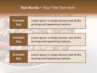 Lifestyle Eat Closeup PowerPoint Template