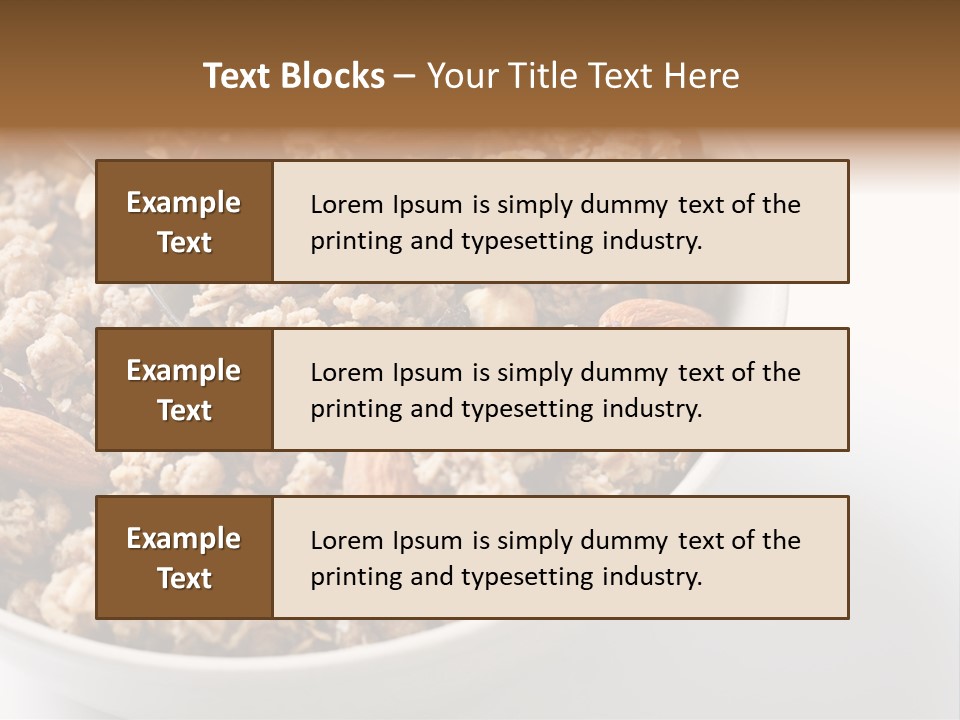 Lifestyle Eat Closeup PowerPoint Template