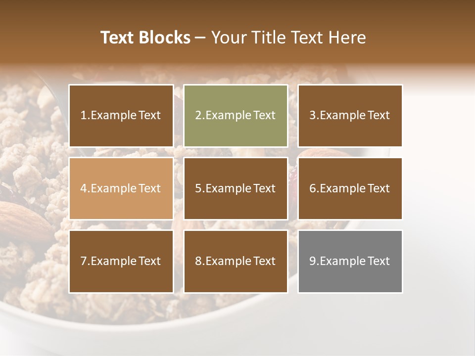 Lifestyle Eat Closeup PowerPoint Template