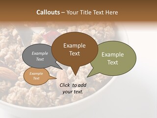 Lifestyle Eat Closeup PowerPoint Template