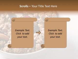 Lifestyle Eat Closeup PowerPoint Template