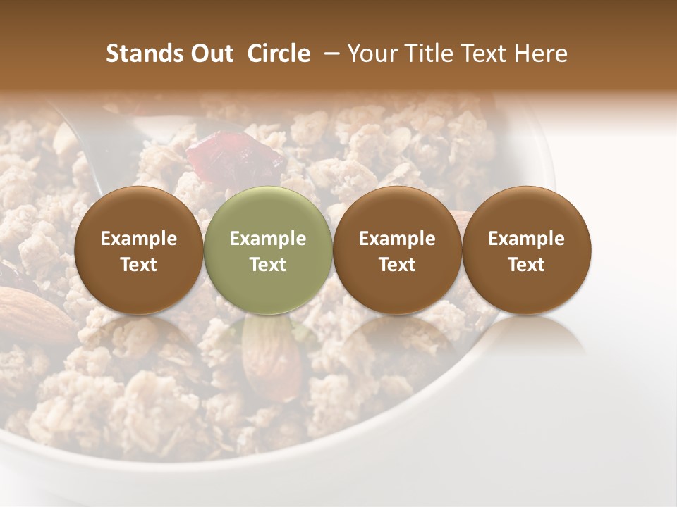 Lifestyle Eat Closeup PowerPoint Template