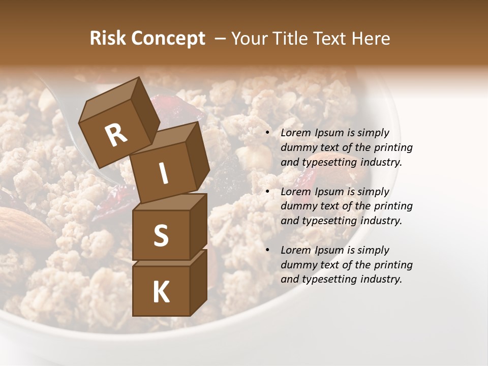 Lifestyle Eat Closeup PowerPoint Template