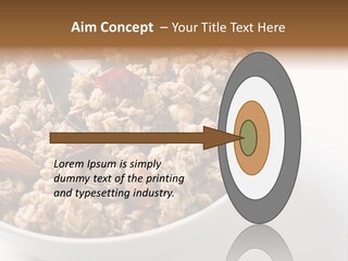 Lifestyle Eat Closeup PowerPoint Template