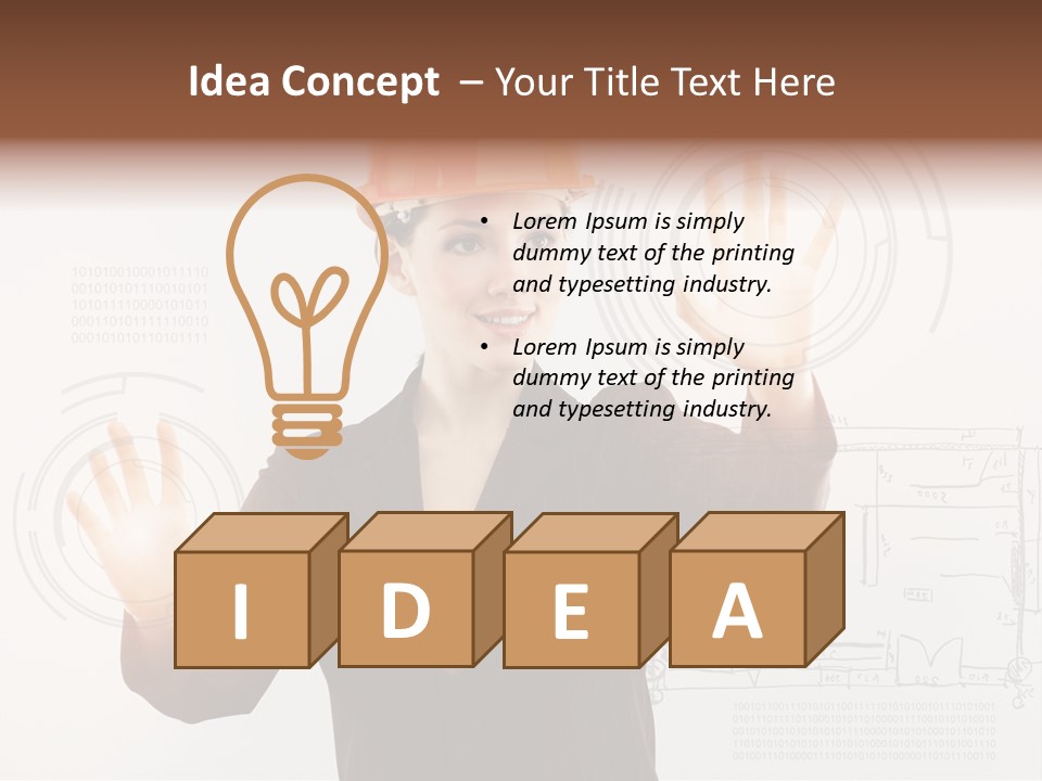 Worker Discovery Ideas PowerPoint Template