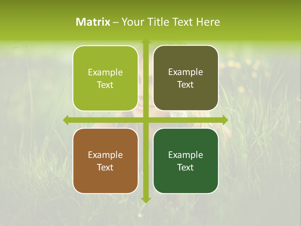 Hair Lips Natural PowerPoint Template