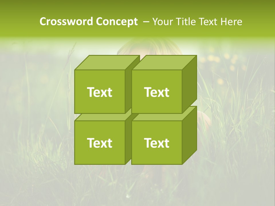 Hair Lips Natural PowerPoint Template