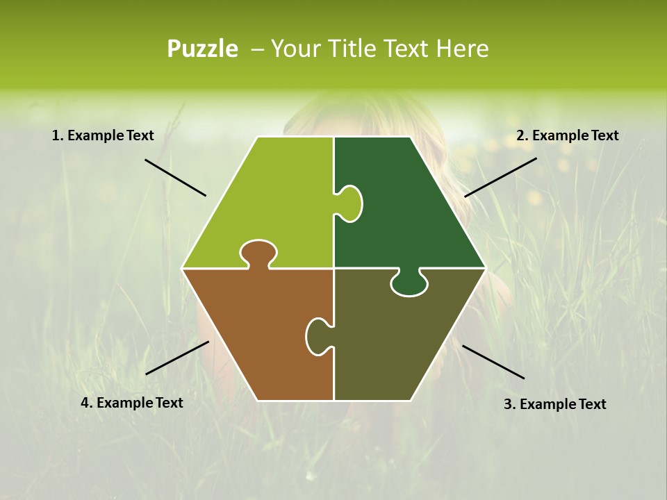 Hair Lips Natural PowerPoint Template