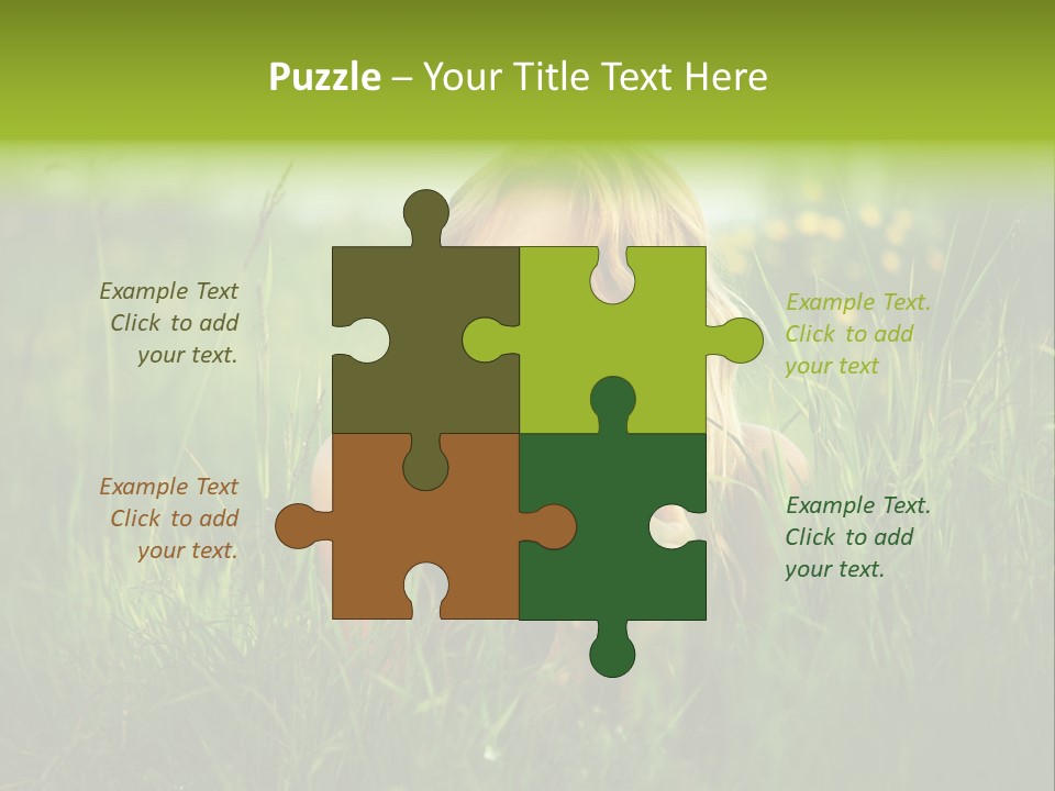 Hair Lips Natural PowerPoint Template