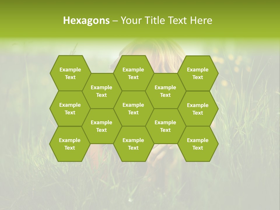 Hair Lips Natural PowerPoint Template