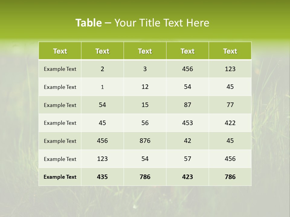 Hair Lips Natural PowerPoint Template