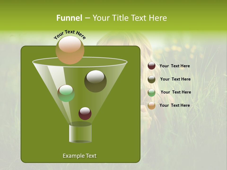 Hair Lips Natural PowerPoint Template