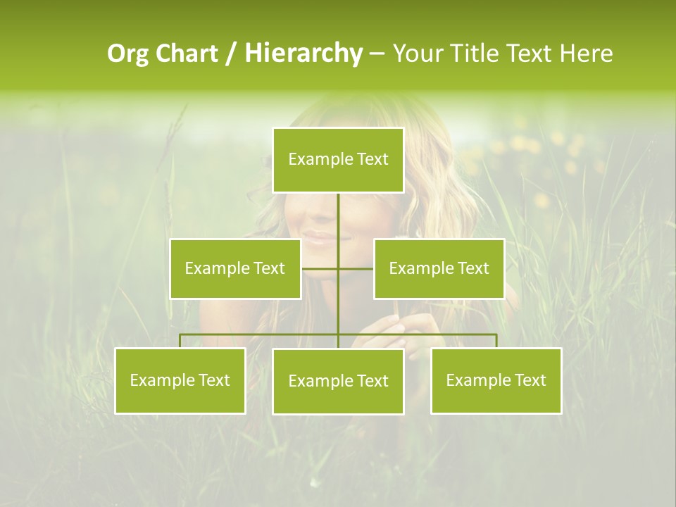 Hair Lips Natural PowerPoint Template