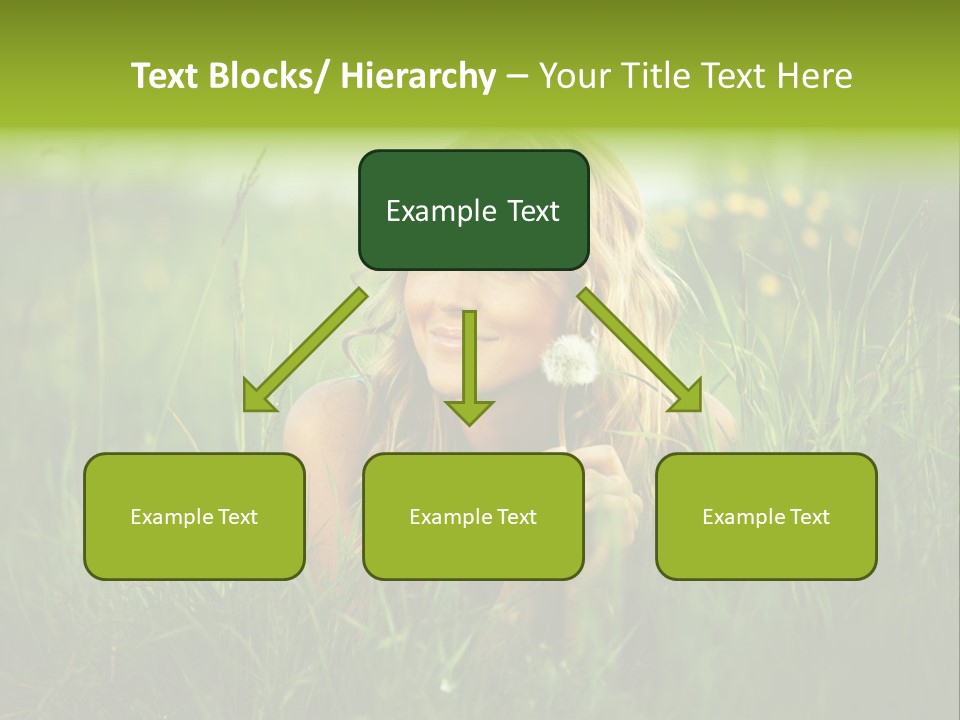 Hair Lips Natural PowerPoint Template