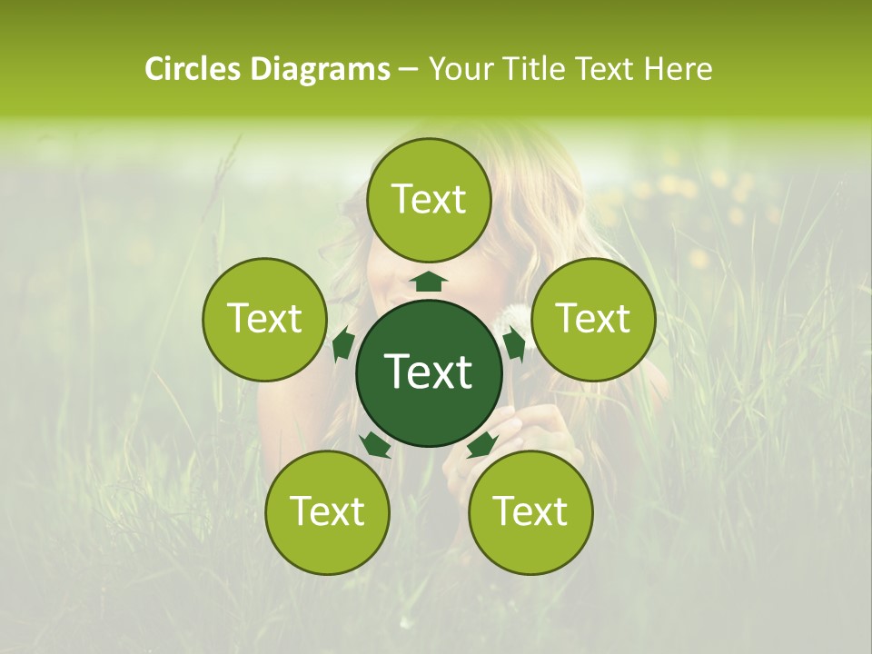 Hair Lips Natural PowerPoint Template