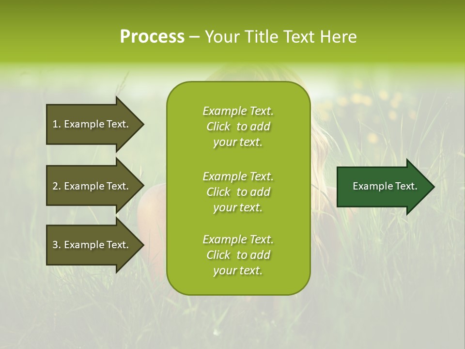 Hair Lips Natural PowerPoint Template