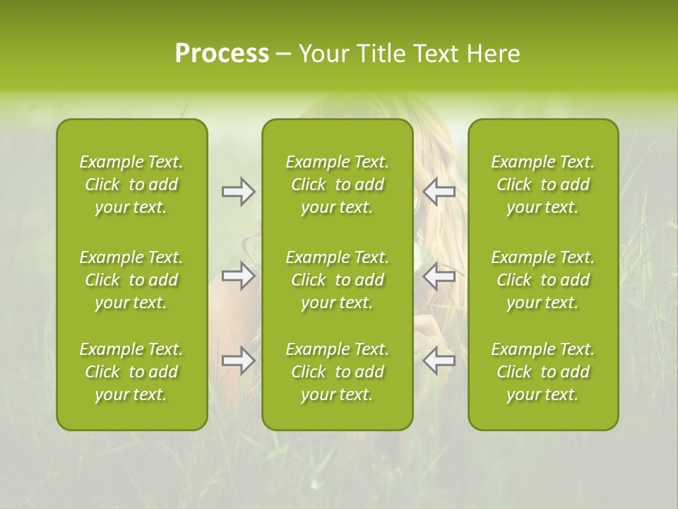 Hair Lips Natural PowerPoint Template