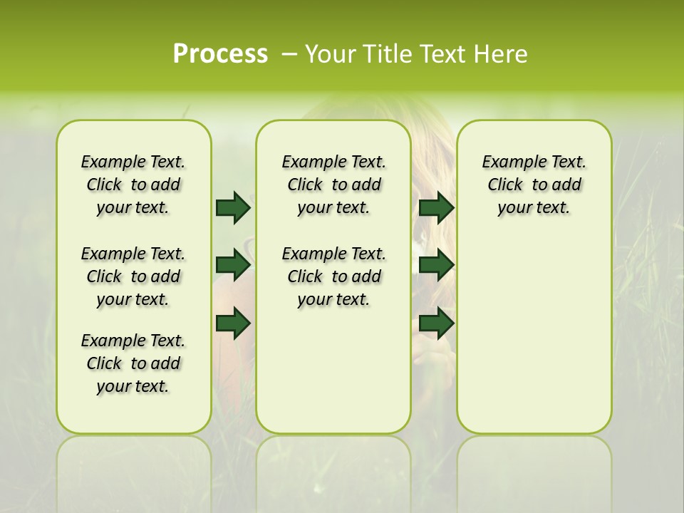 Hair Lips Natural PowerPoint Template