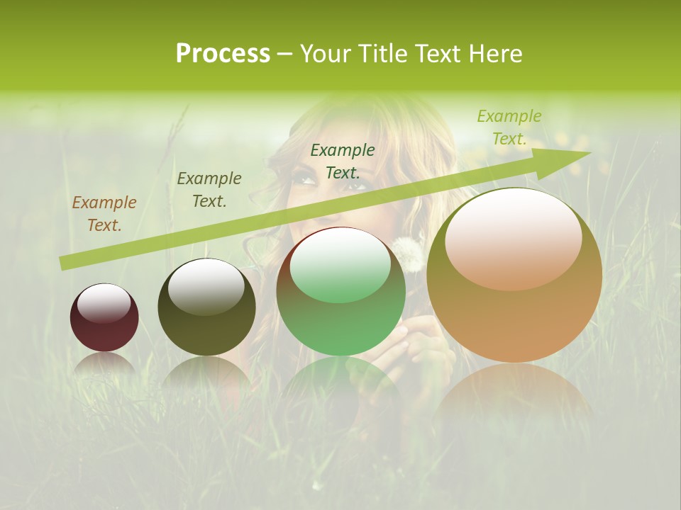 Hair Lips Natural PowerPoint Template