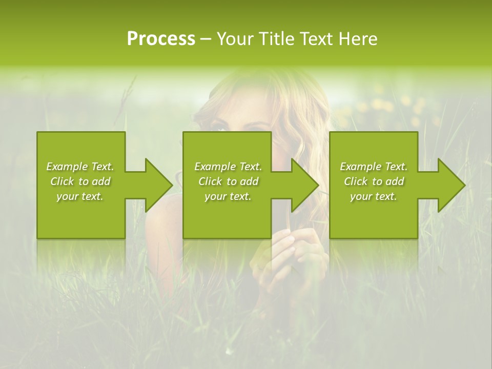 Hair Lips Natural PowerPoint Template